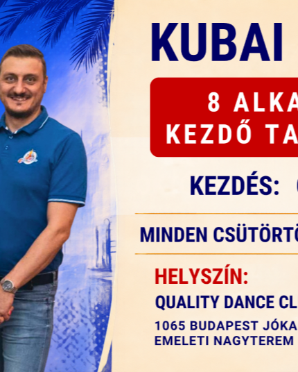 A DameUna oktatópárosa kubai zászló előtt