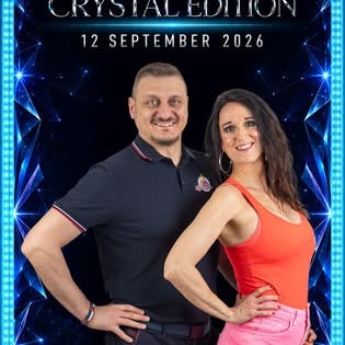A DameUna oktatópárosa a 2in1 Party Crystal Edition plakátján